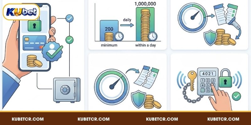 Các yêu cầu quan trọng để rút tiền KUBET thành công ngay từ lần đầu