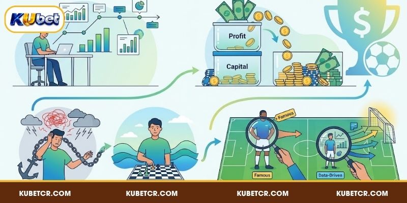 Chiến thuật cá cược bóng đá giúp người chơi xây dựng kế hoạch lâu dài