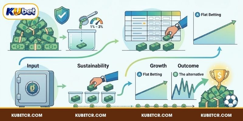 Flat Betting – Lối chơi cược bóng đá ổn định và hạn chế rủi ro