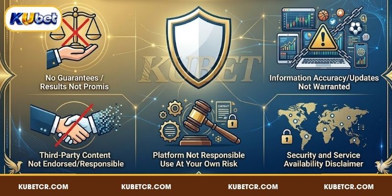 Miễn Trừ Trách Nhiệm KUBET - Điều Khoản Quan Trọng Cần Biết 2 Sơ lược về miễn trừ trách nhiệm KUBET