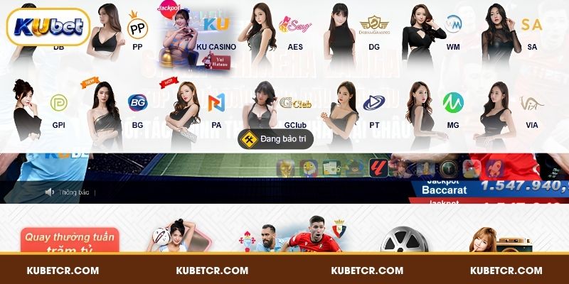 Tổng hợp sảnh Casino hấp dẫn trên KUBET