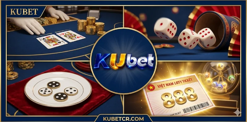 Cẩm nang cá cược casino và xổ số KUBET hướng dẫn baccarat tài xỉu xóc đĩa XSMB